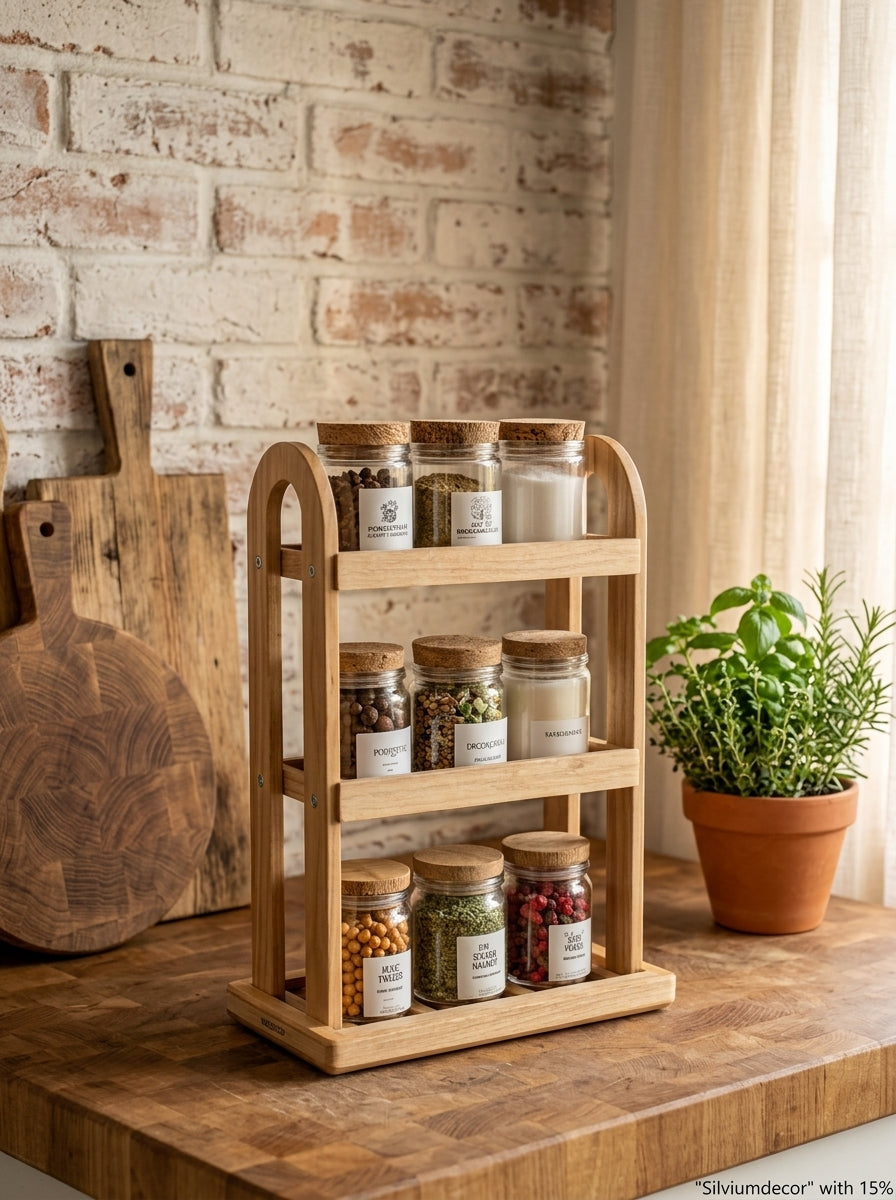 Tier Kitchen Spice Organizer