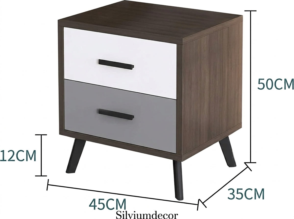 Bedside Table with Storage