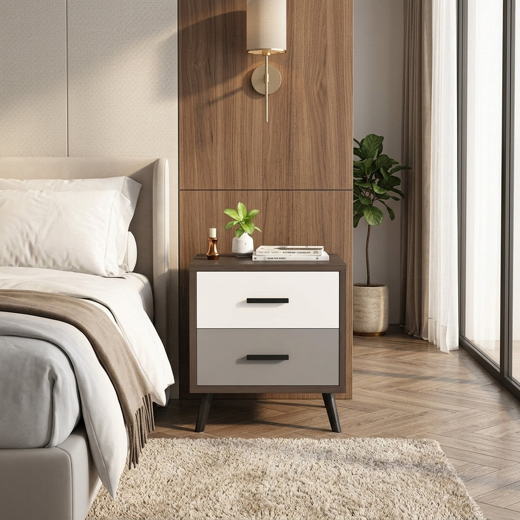 Bedside Table with Storage