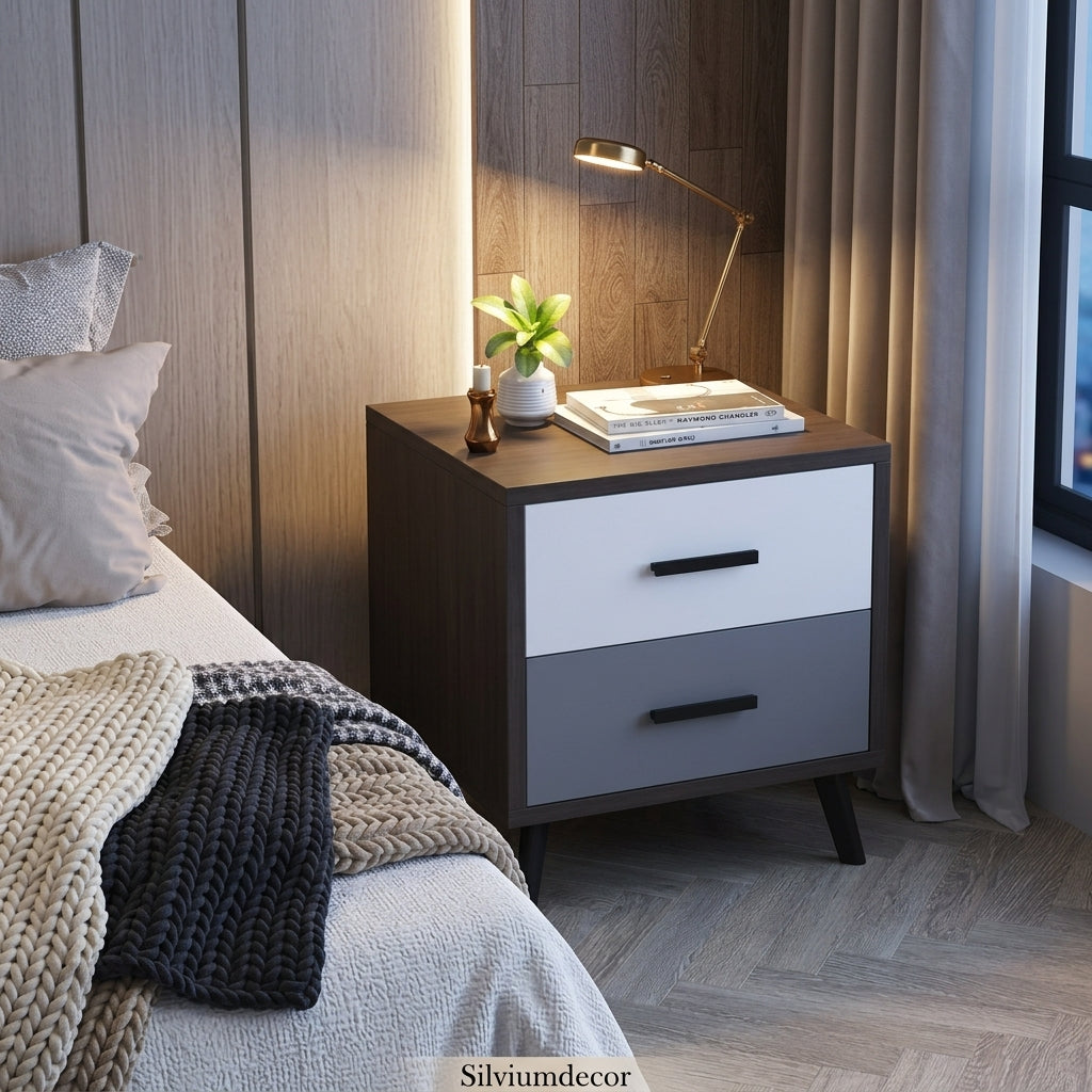Bedside Table with Storage
