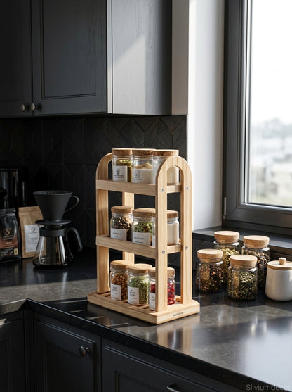 Tier Kitchen Spice Organizer
