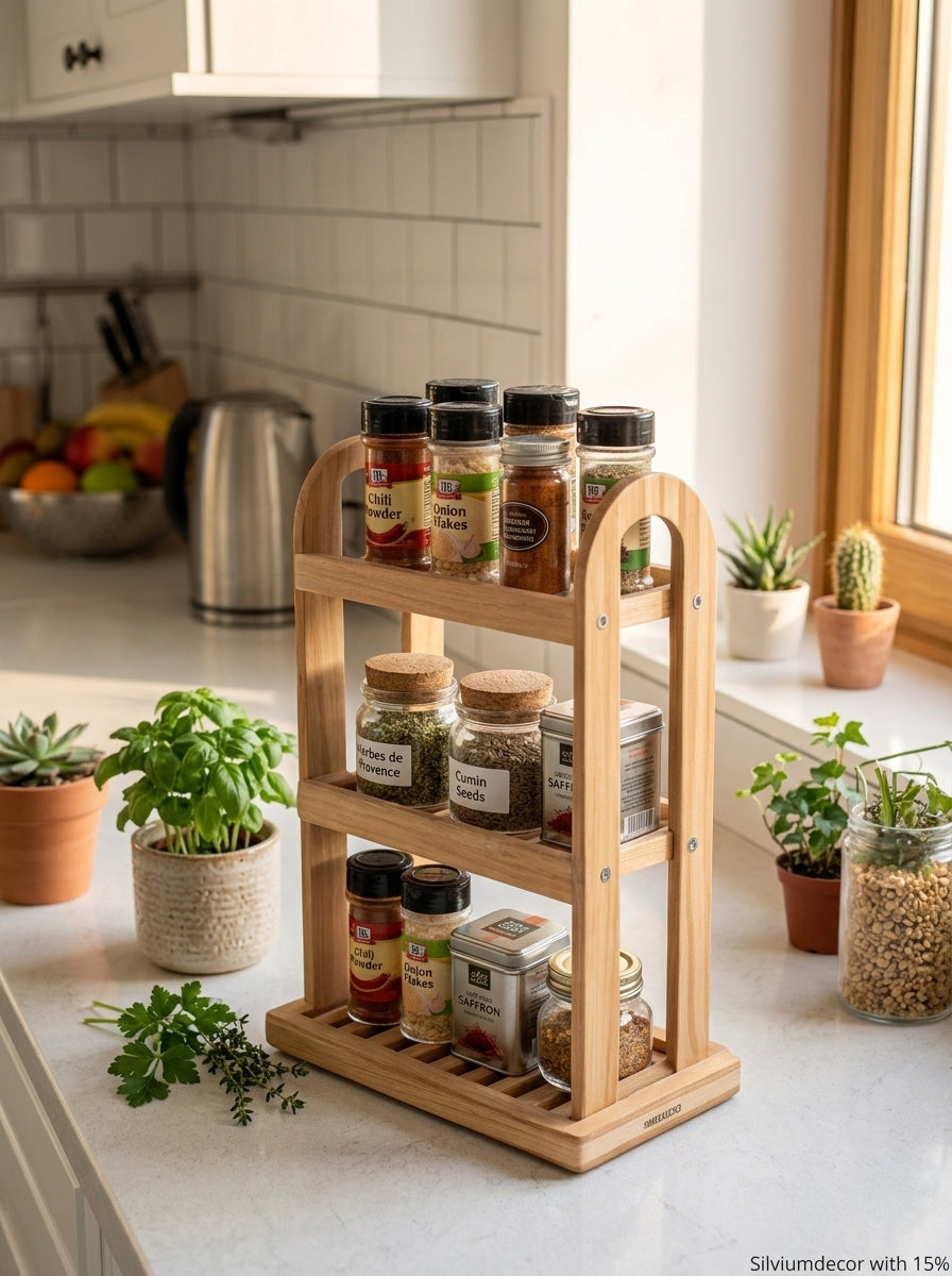 Tier Kitchen Spice Organizer