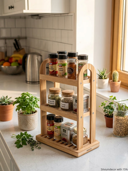 Tier Kitchen Spice Organizer