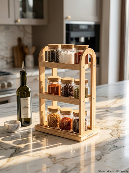 Tier Kitchen Spice Organizer