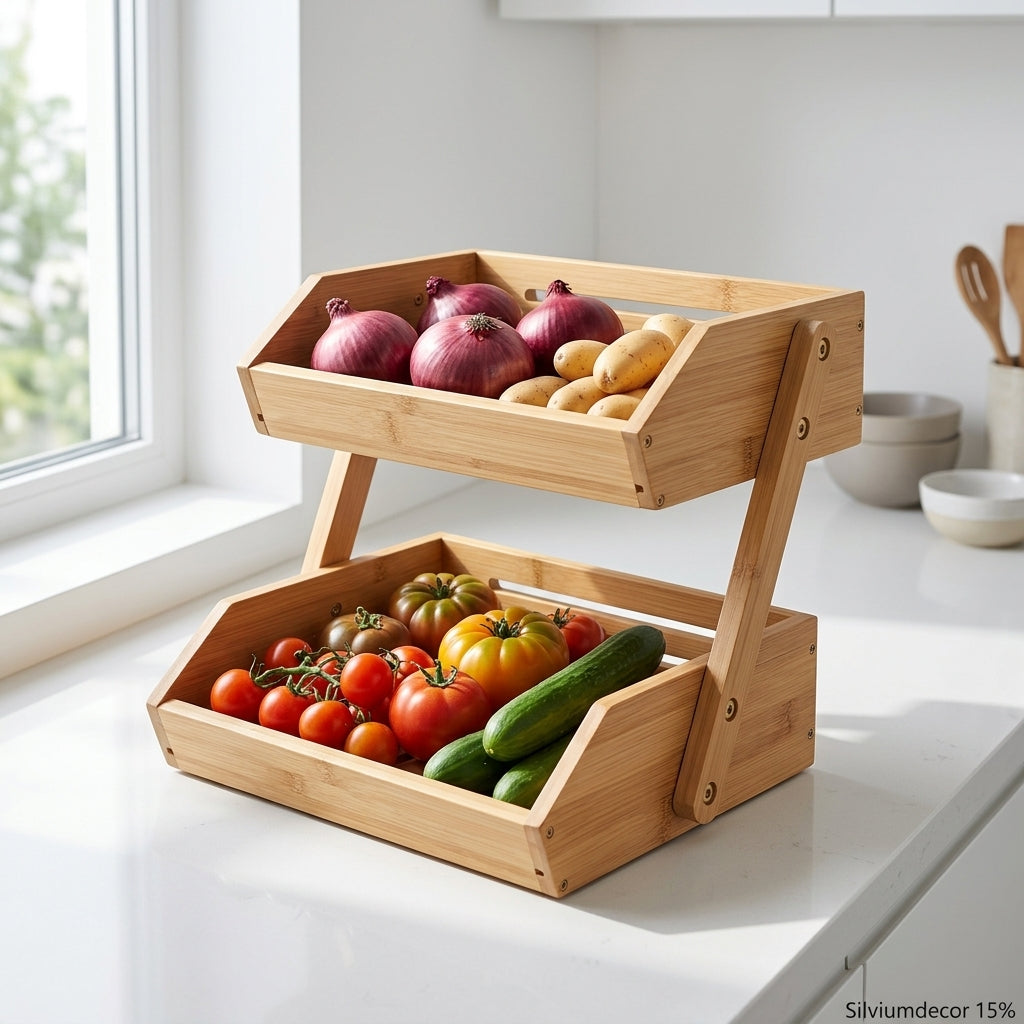 Tier Fruit & Vegetable Storage Basket