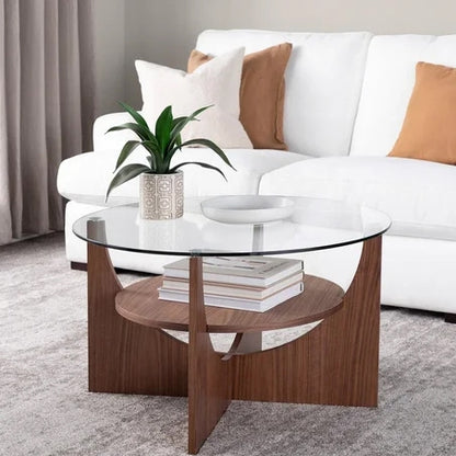 Contemporary Glass Center Table